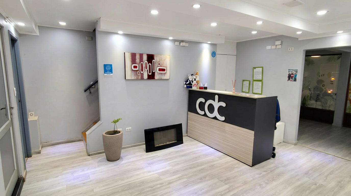 Recepción principal de la clínica