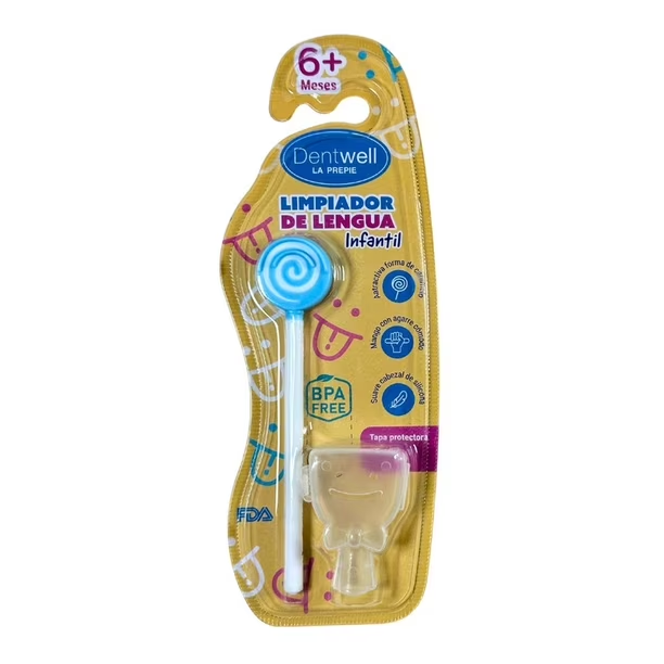 Limpiador de lengua infantil 6+ meses - Dentwell